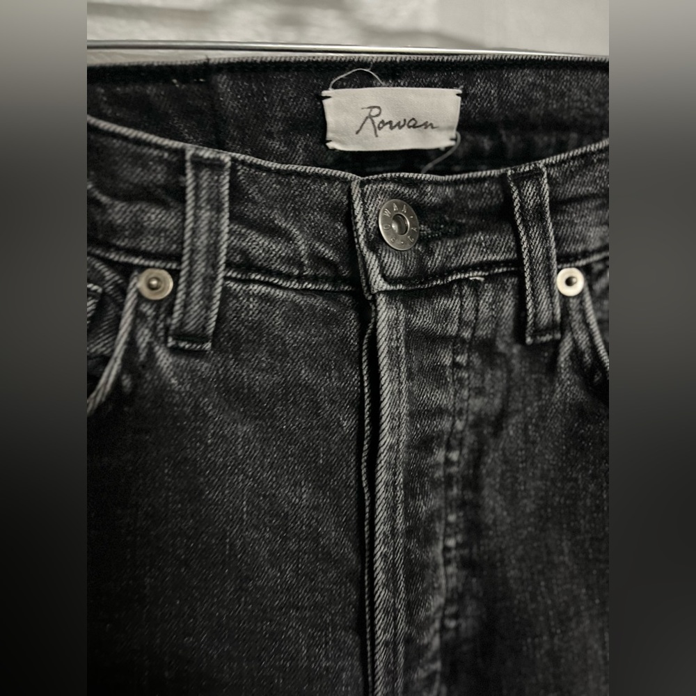 Women’s Rowan Button Fly Black Jeans 28 View 6